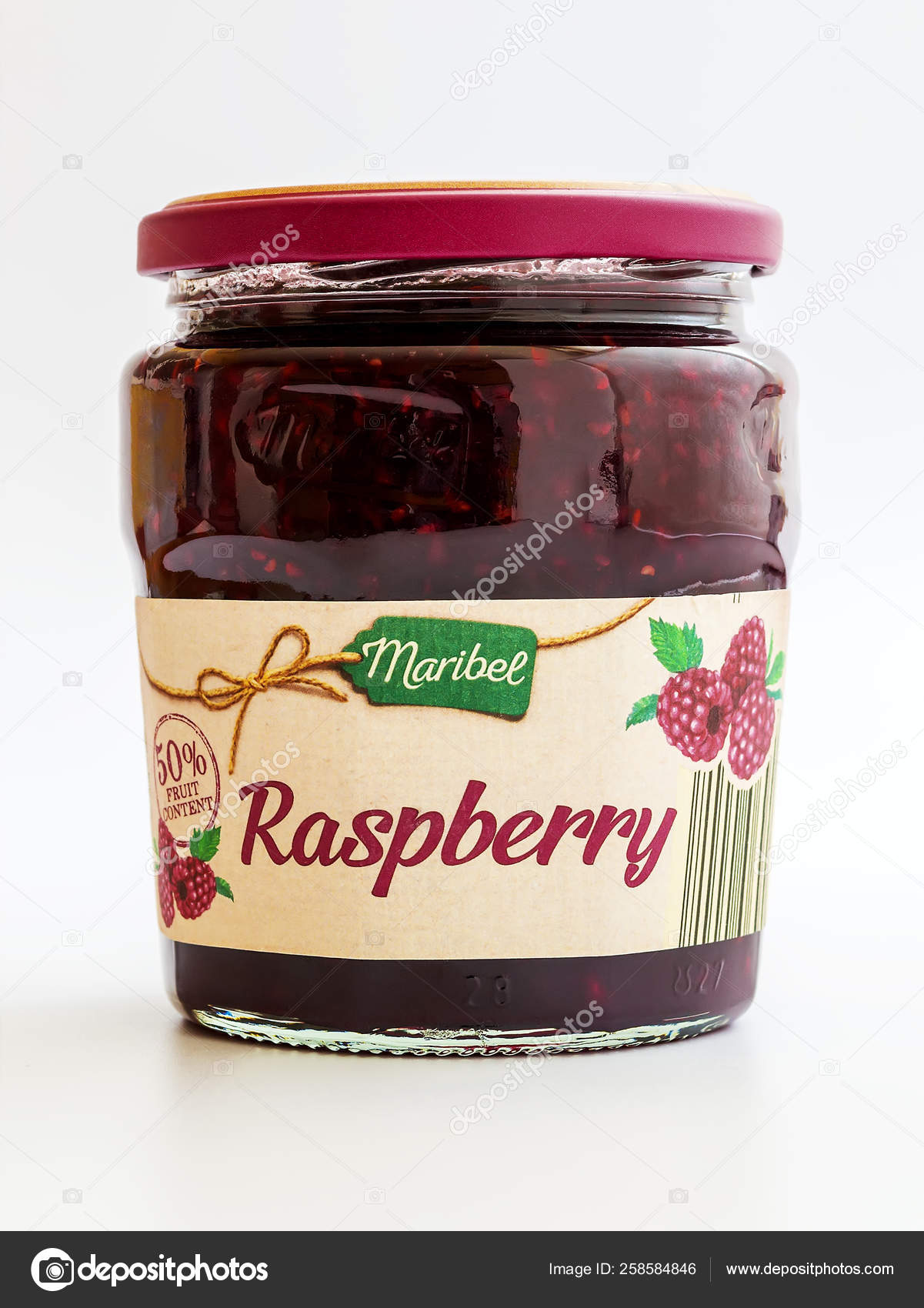 Download Glass Jar With Raspberry Jam Produced By Maribel Company Stock Editorial Photo C Mabaff 258584846 Yellowimages Mockups