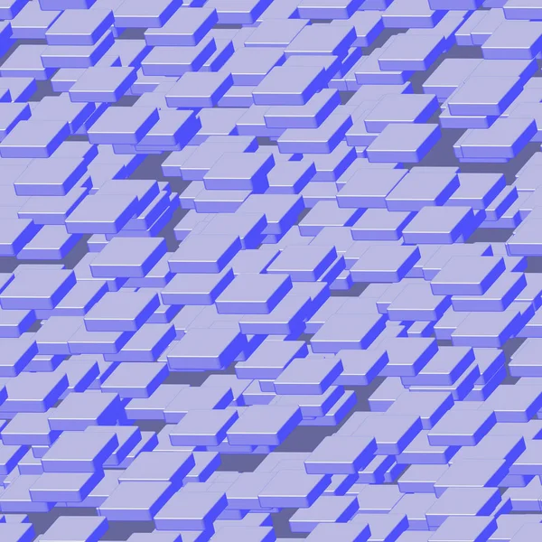 Blauwe platen naadloos patroon op paars — Stockvector