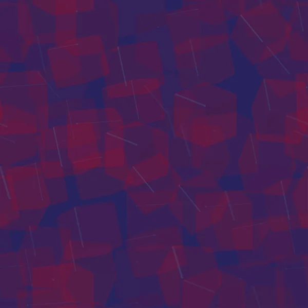 Красные кубики, трехмерное изображение — стоковый вектор