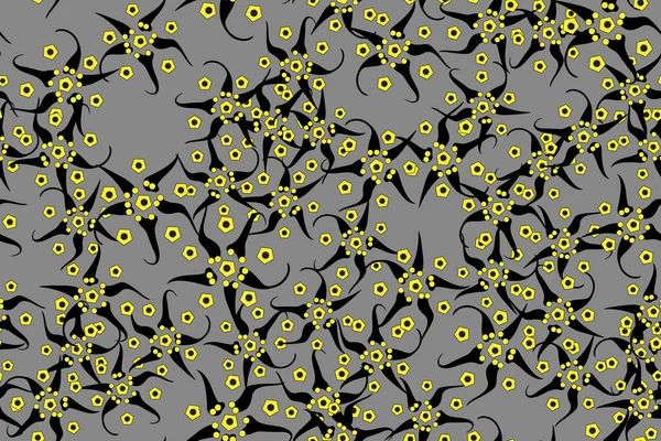 Vreemde Chub naadloze patroon vector illustratie achtergrond — Stockvector