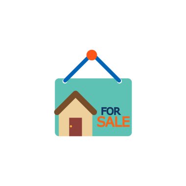 Satılık Ev Logo simge tasarım