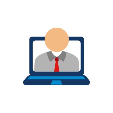 Online iş stratejisi Logo simge tasarım