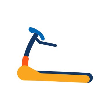 Koşu bandı Logo simge tasarım