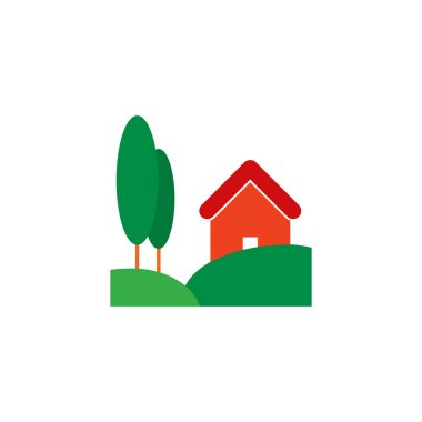 Resort seyahat ve ulaşım Logo simge tasarım