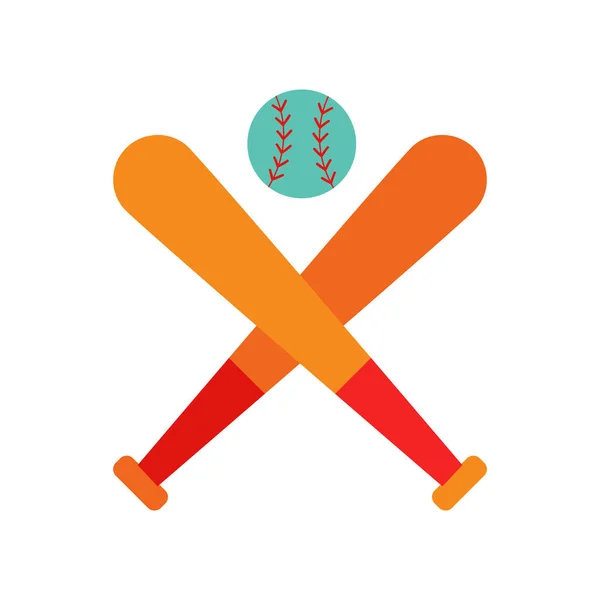 Diseño Del Icono Del Logotipo Del Béisbol — Vector de stock