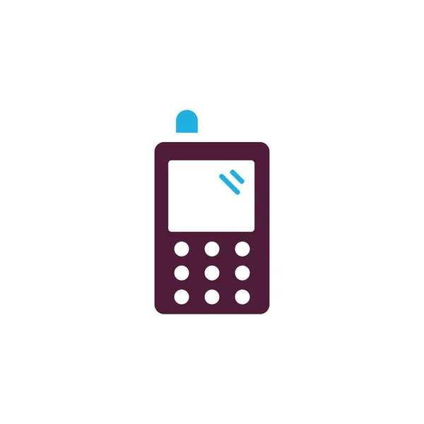 Walkie Talkie Logo Ikona Designu — Wektor stockowy