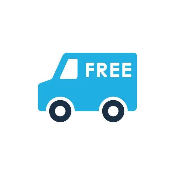 Free Delivery Logo Icon Design — Stock Vector