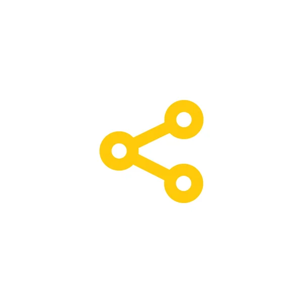 Teilen System Logo Symbol Design — Stockvektor