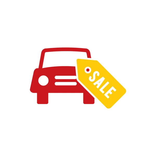 Sale Car Logo Icon Design — Stock Vector