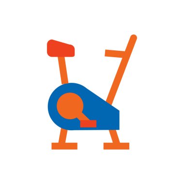 Sabit bisiklet Logo simge tasarım