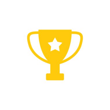 Beyaz arka plan üzerinde vektör illüstrasyon izole kupa bardak düz simgesi