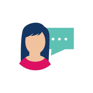 Kız bonservis Logo simge tasarım