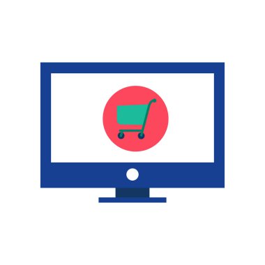 Mağaza Online Logo simge tasarım