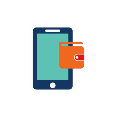 M-cüzdan para Logo simge tasarım