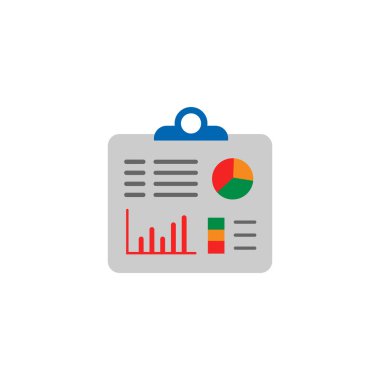Hayatinizda Infographic rapor şablonu, vektör çizim