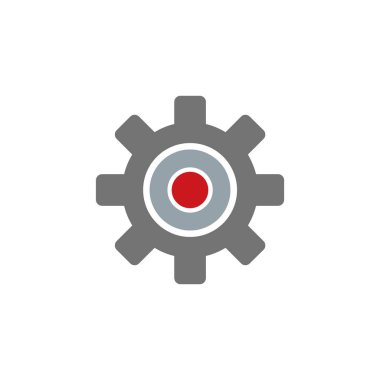 Beyaz arka plan üzerinde vektör illüstrasyon izole karikatür düz simgesi