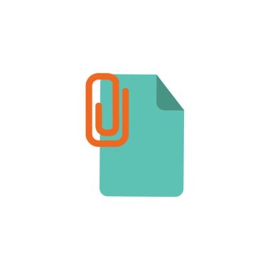 Belge Logo simgesi tasarım klip