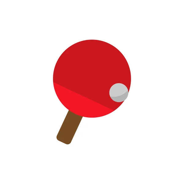 Logo Ping Pong Icona Design — Vettoriale Stock