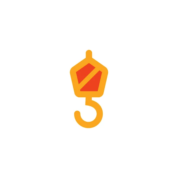 Diseño Del Icono Del Logotipo Grúa — Vector de stock