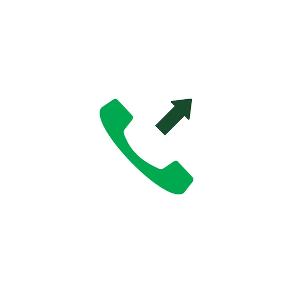 Outgoing Call Icon Vector Illustration — Stock Vector