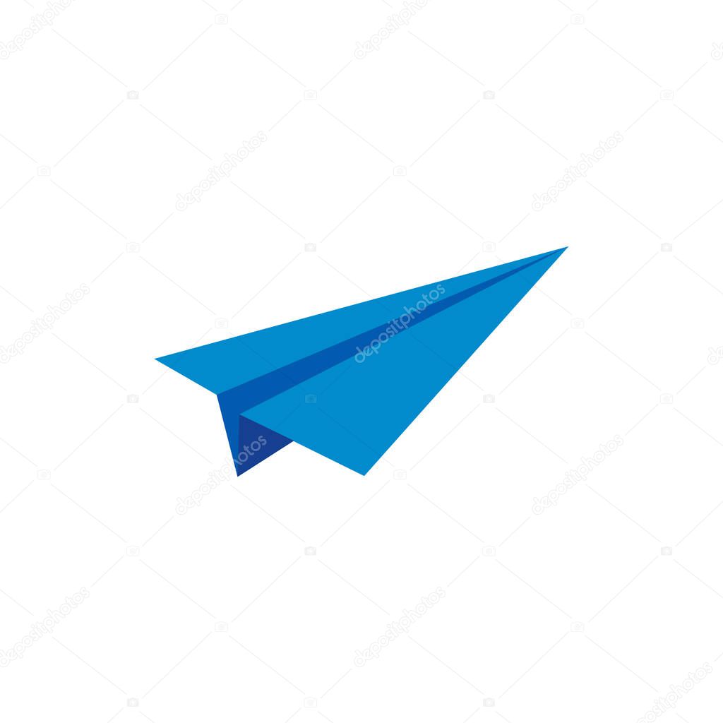 Paper Plane Logo Icon Design