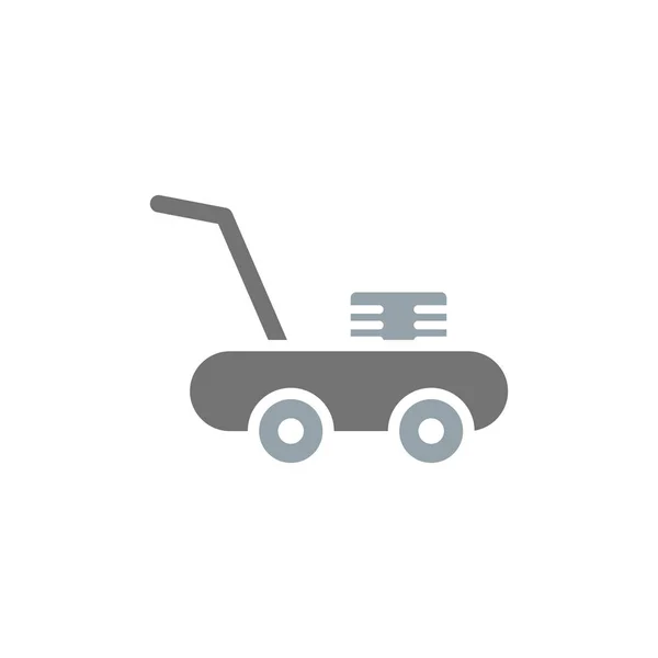 Lawn Mower Logo Icon Design — Stock Vector