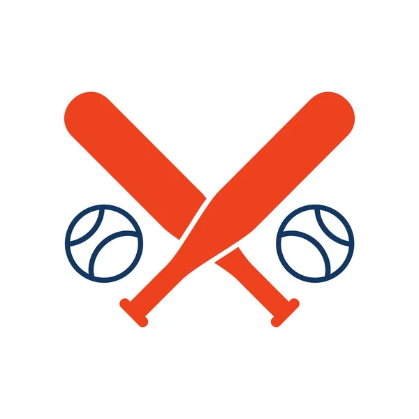Baseball Sport Logo Icône Design — Image vectorielle