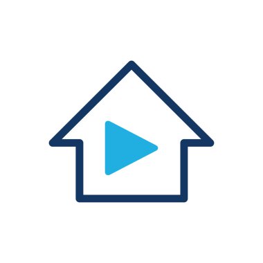 Video ana Logo simge tasarım