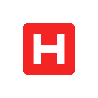 Hastane Logo simge tasarım