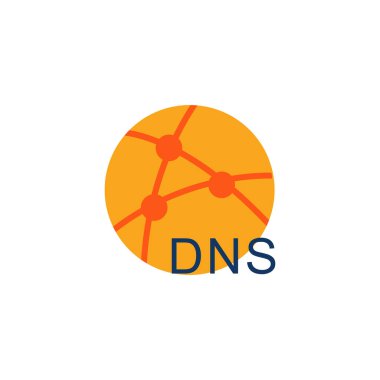 DNS barındırma Logo simge tasarım