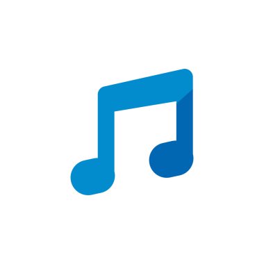 Müzik logo simge tasarım