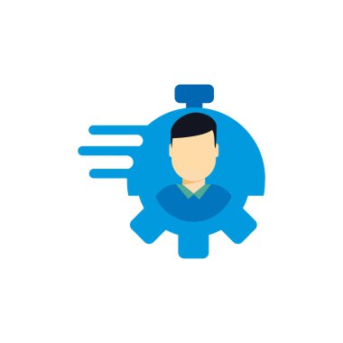 Hızlı Kullanıcı Logo simge tasarım