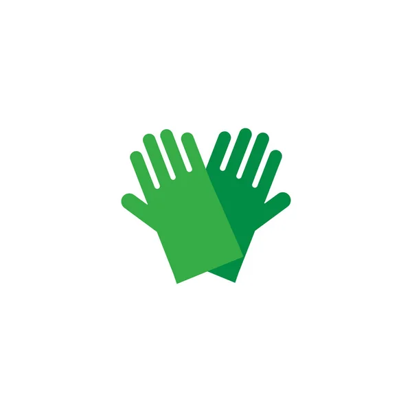 Guantes Logo Icon Design — Vector de stock