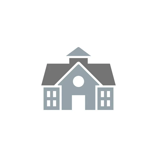 Okul Eğitim Logo Simge Tasarım — Stok Vektör