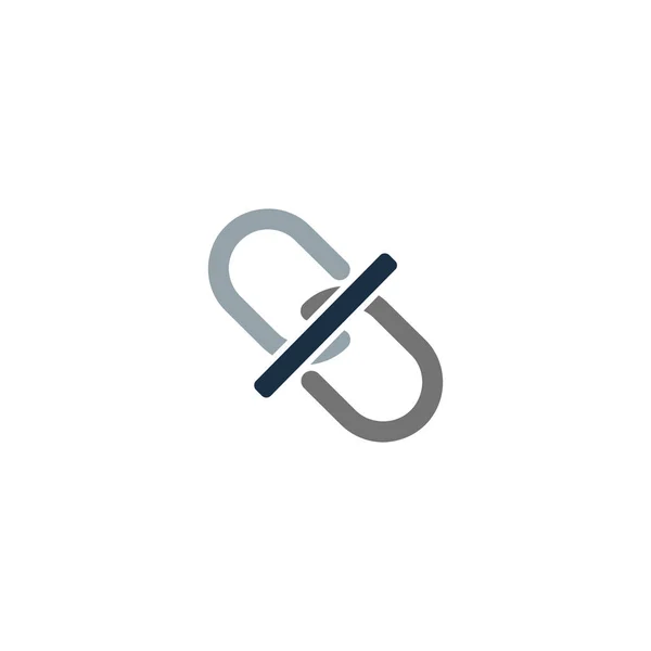 Link System Logo Symbol Design — Stockvektor