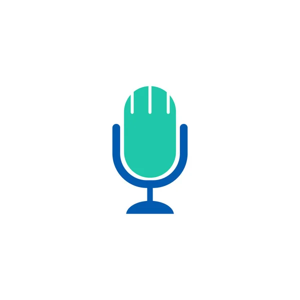 Podcast Logo Icône Design — Image vectorielle