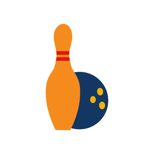 Conception Icône Logo Bowling — Image vectorielle