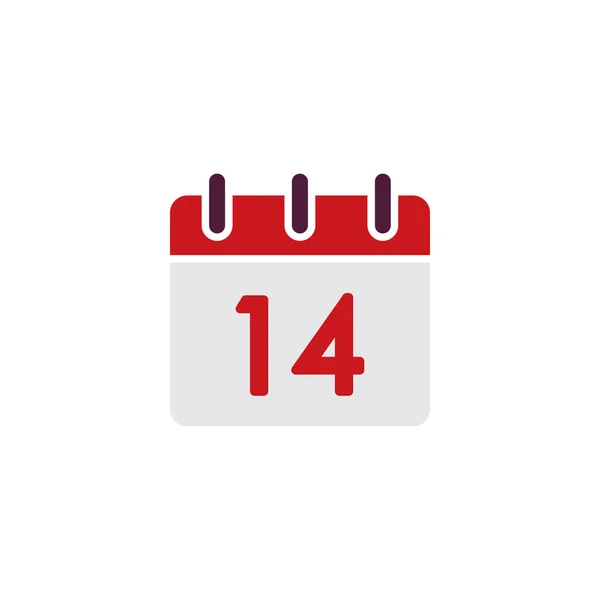 Projekt Logo Ikonę Kalendarza — Wektor stockowy