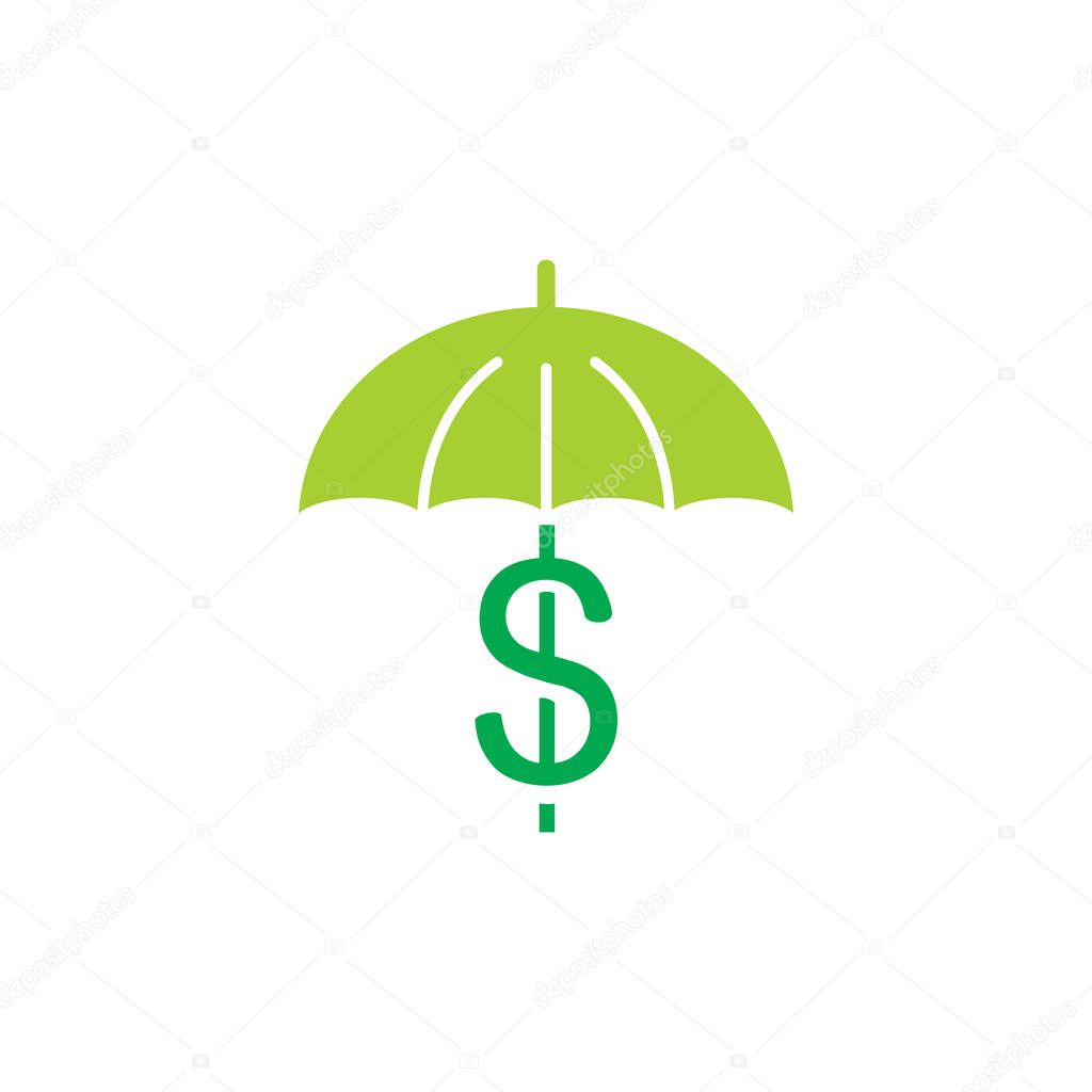 Money Insurance Logo Icon Design