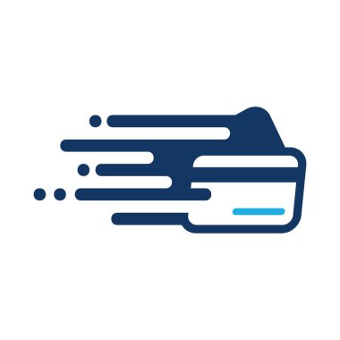 Kart hız Logo simge tasarım