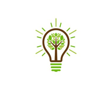 Ağaç yaratıcı simgesi Logo tasarım öğesi