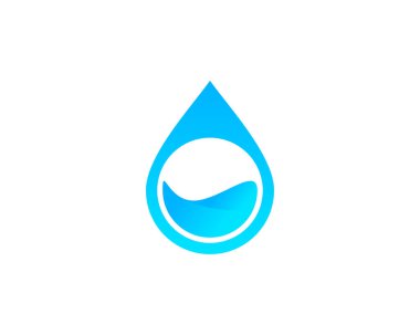 Saf su Logo Tasarım şablon öğesi