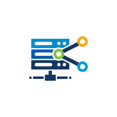 Sunucu logo simgesi tasarım paylaşmak