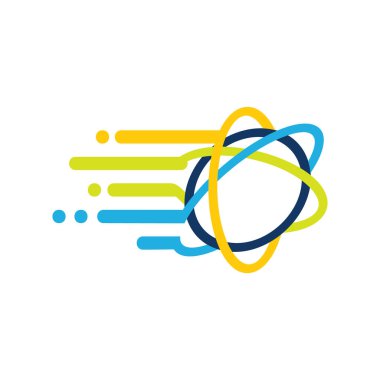 Bilim hız Logo simge tasarım