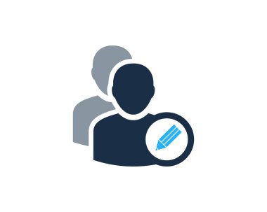 Birden çok kullanıcı simgesi Logo tasarım öğesi Düzenle