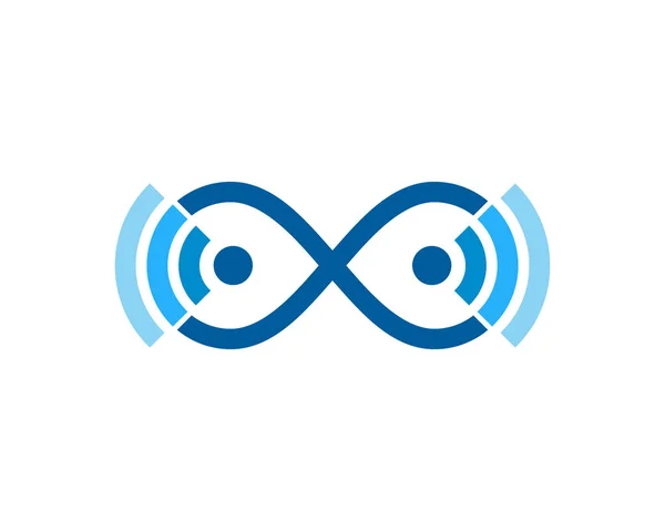 Element Projektu Wifi Logo Infinity — Wektor stockowy