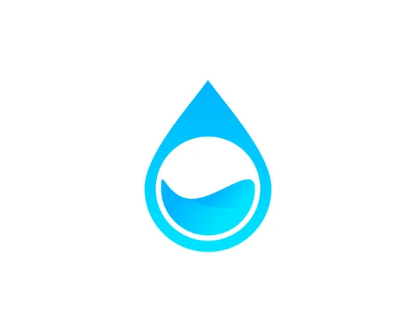 Pure Water Logo Design Template Element — Stock Vector
