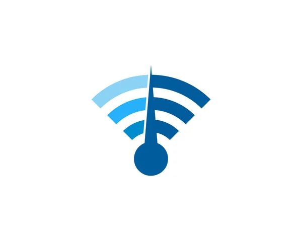 Muzyka Projektu Ikona Wifi Logo — Wektor stockowy