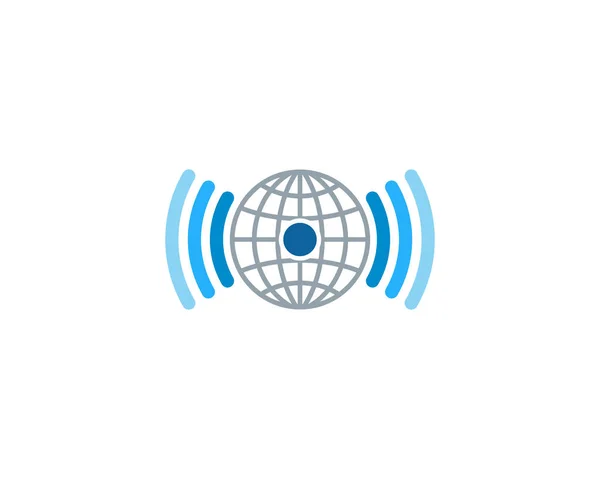 Element Projektu Globalnego Logo Wifi — Wektor stockowy