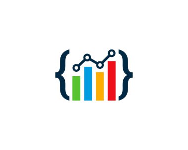 İş kodu istatistikleri Logo tasarım şablonu